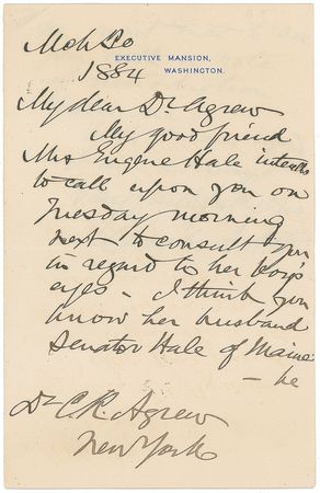 Lot #5041 Chester A. Arthur - Image 1