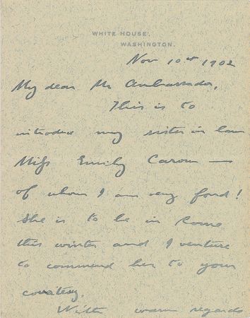 Lot #5052 Theodore and Edith Roosevelt - Image 3
