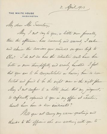 Lot #5059 Woodrow Wilson - Image 1