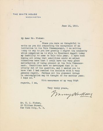 Lot #5065 Warren G. Harding - Image 5