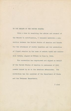 Lot #5074 Franklin D. Roosevelt - Image 1