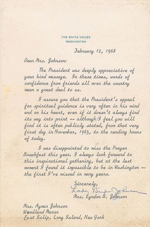 Lot #5089 Lady Bird Johnson - Image 2