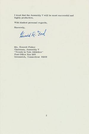 Lot #5092 Gerald Ford - Image 2