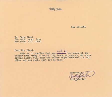 Lot #5094 Jimmy Carter - Image 3