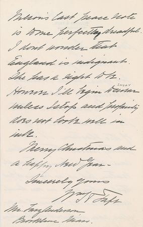Lot #5055 William H. Taft - Image 2