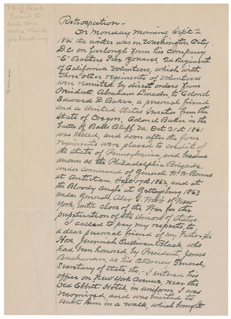 Lot #392 Abraham Lincoln: Union Soldier Meeting - Image 1