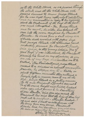 Lot #392 Abraham Lincoln: Union Soldier Meeting - Image 2