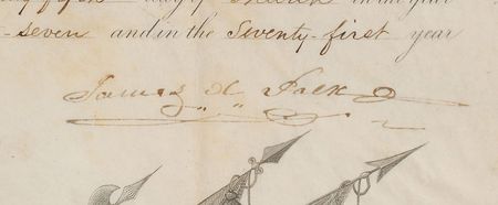 Lot #36 James K. Polk: Superb Mexican-American War appointment for an officer seeking ?Glory? - Image 2
