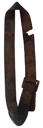 Lot #373 Union Flag Belt: Shot through at the Battle of Averasborough - Image 2