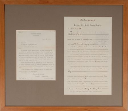 Lot #66 Theodore Roosevelt: Remarkable extradition document for a high-society husband ?charged with the crime of murder? - Image 2