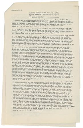 Lot #120 Ronald Reagan Signed Document - Image 2
