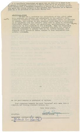 Lot #120 Ronald Reagan Signed Document - Image 4