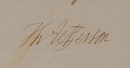 Lot #9 Thomas Jefferson: Reliant on naval trade, Newburyport, Boston, and Providence protest Jefferson?s 1807 Embargo Act - Image 2