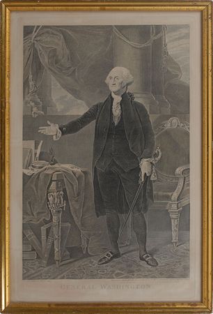 Lot #4 George Washington Engraving