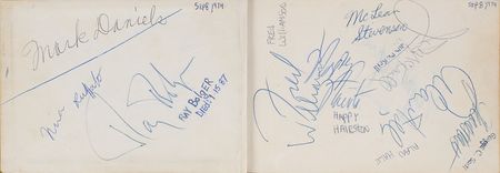 Lot #757 Entertainers Autograph Book and Polaroids - Image 1