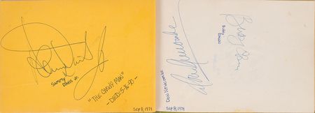 Lot #757 Entertainers Autograph Book and Polaroids - Image 2