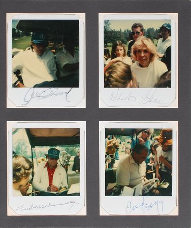 Lot #757 Entertainers Autograph Book and Polaroids - Image 4