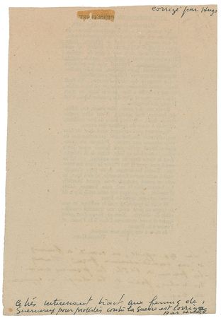 Lot #584 Victor Hugo: Hugo the antiwar activist: ?All the women from the island, the poor as the rich, are shredding linen or bringing cloth? - Image 2
