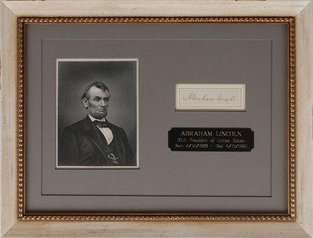 Lot #53 Abraham Lincoln Signature - Image 1