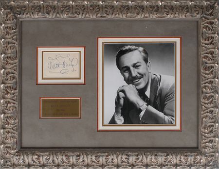 Lot #553 Walt Disney Signature - Image 1