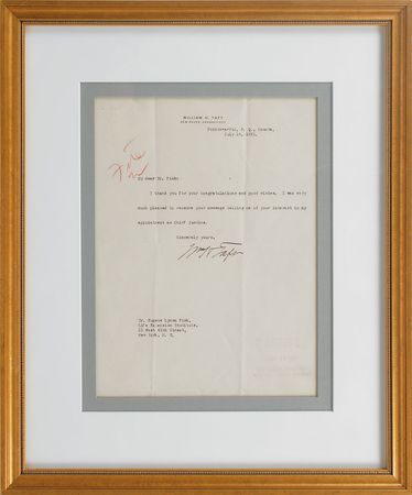 Lot #136 William H. Taft - Image 2