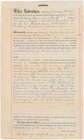 Lot #317 Frederick Douglass Signed Document - Image 1