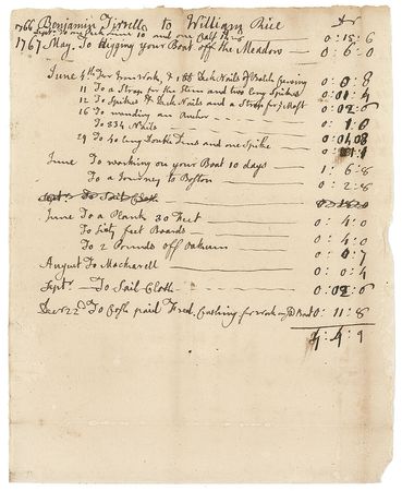 Lot #6 John Adams: Bold and lengthy handwritten