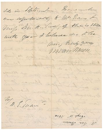 Lot #30 Martin Van Buren: Lengthy handwritten letter to an ex-congressman - Image 2
