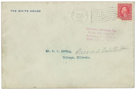 Lot #74 Woodrow Wilson Typed Letter Signed - Image 2