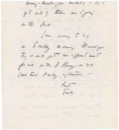 Lot #105 John F. Kennedy Partial Handwritten Letter Signed - Image 2