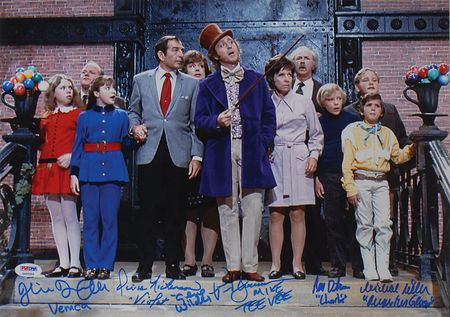 Lot #817 Willy Wonka and the Chocolate Factory Signed Photograph - Image 1