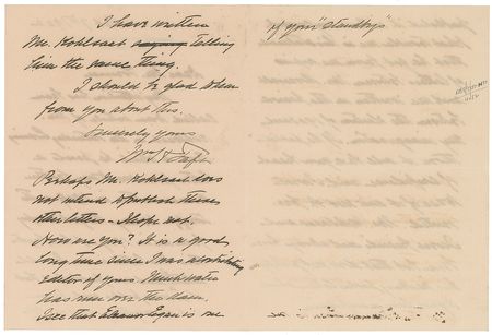Lot #71 William H. Taft: Fearing publication of “letters between Mr. Roosevelt and me written in the period between the election of 1908 and my inauguration” - Image 3