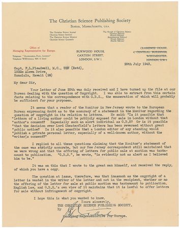 Lot #590 George Bernard Shaw: On the copyright of letters ?sold, not as literature, but as material relics of a modern saint? - Image 2