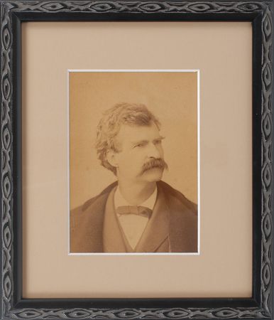 Lot #574 Samuel L. Clemens Signed Photograph - Image 1