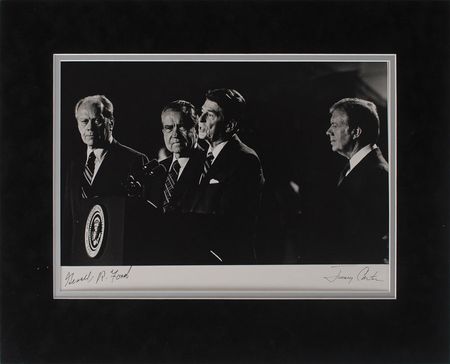 Lot #160 The Fords and the Carters Signed Photographs - Image 1