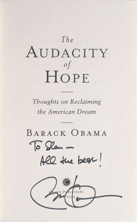 Lot #175 Barack Obama Book - Image 1