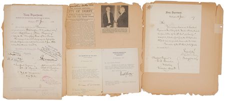 Lot #90 Harry S. Truman: Scarce presidential Medal for Merit certificate, America?s highest civilian honor - Image 2