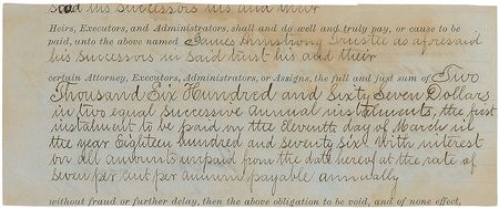 Lot #344 Gettysburg Letter and Signed Document - Image 6