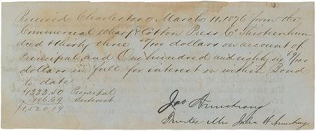 Lot #344 Gettysburg Letter and Signed Document - Image 7