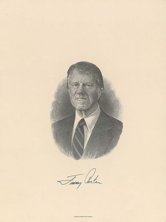 Lot #159 Nixon, Ford, and Carter Engravings - Image 2