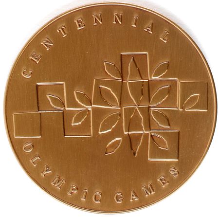Lot #830 Olympics: 1996 Atlanta Summer Olympics Participation Medal - Image 2