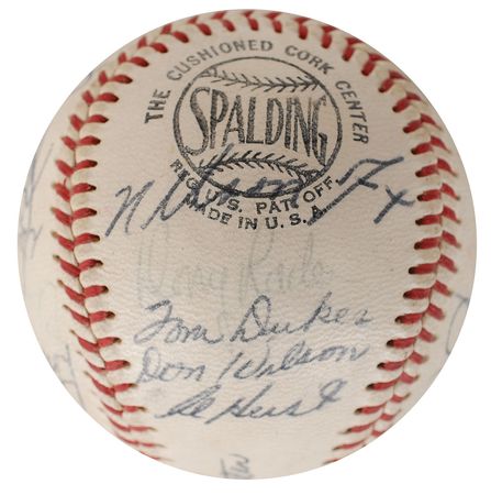 Lot #844 Houston Astros: 1967 Baseball - Image 1