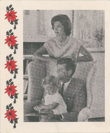 Lot #106 John F. Kennedy Christmas Card - Image 2