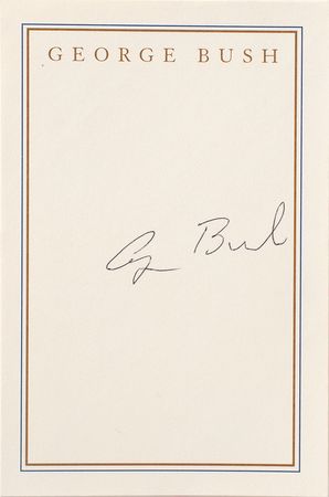 Lot #169 George Bush - Image 1