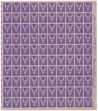 Lot #81 Franklin D. Roosevelt and His Cabinet: From FDR’s famous stamp collection—his complete 1934 cabinet and suggestions for future issues - Image 2