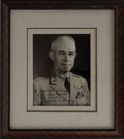 Lot #404 Omar Bradley Signed Photograph - Image 1