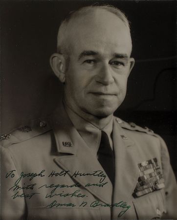 Lot #404 Omar Bradley Signed Photograph - Image 2