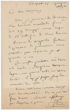 Lot #644 Giuseppe Verdi: Looking forward to ?55 bottles of Domino wine sent from Florence? - Image 1
