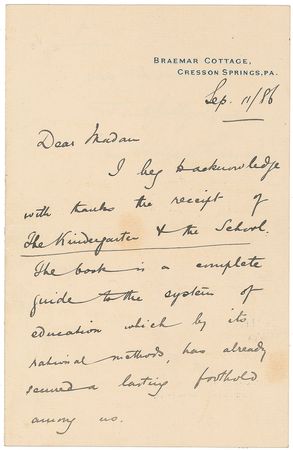 Lot #211 Andrew Carnegie Handwritten Letter Signed - Image 2