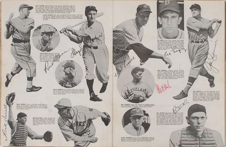 Lot #823 Baseball: Scores of Hall of Fame old-timers, including Foxx, Dean, DiMaggio, and the Waner brothers - Image 3